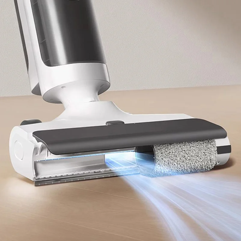 XIAOMI MIJIA Wireless Anti-tangle Floor Washer 4C Wet And Dry Vacuum Cleaner For Home Self Cleaning Crawler Roller Brush Mopping