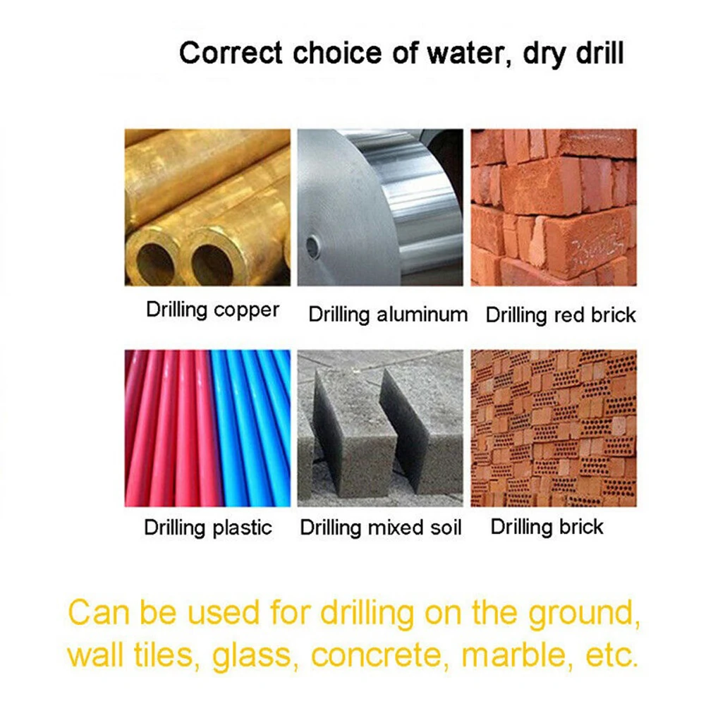 Drill Bits Smooth Drilling Triangular Hole Openers for Professional For Ceramic Concrete Installations Drill Bits