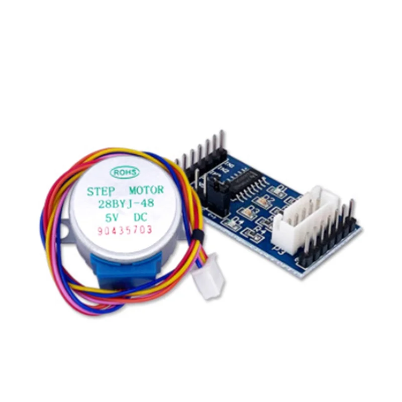 

GO-DC 5 В 28BYJ-48 шаговый двигатель с редуктором ULN2003 модуль платы драйвера 5-12 В для проектов Arduino