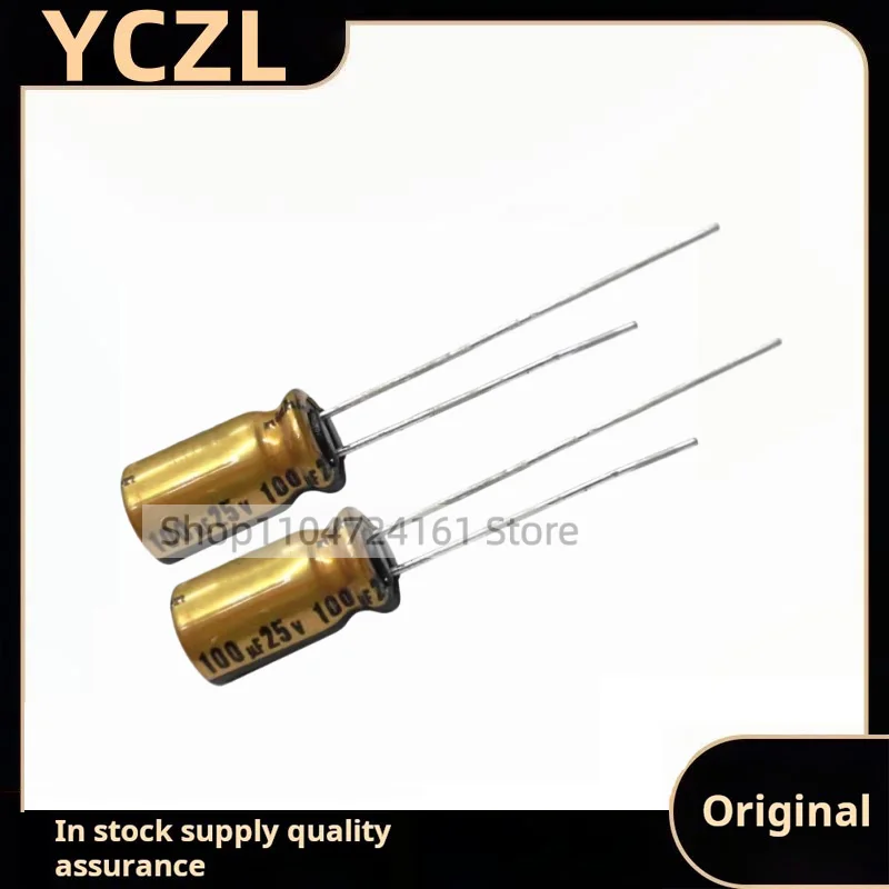 50PCS new genuine FW 100uF 25v audio fever electrolytic capacitor 6.3*11mm
