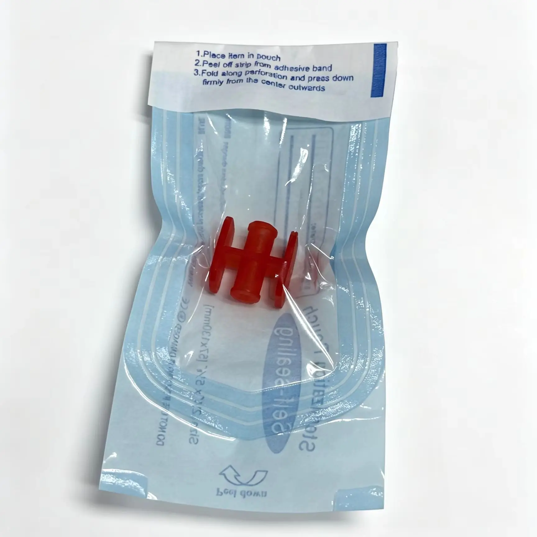 Sterile Disposable Red Connector Female Luer Lock Adapter Medical Grade for Aesthetic Devices