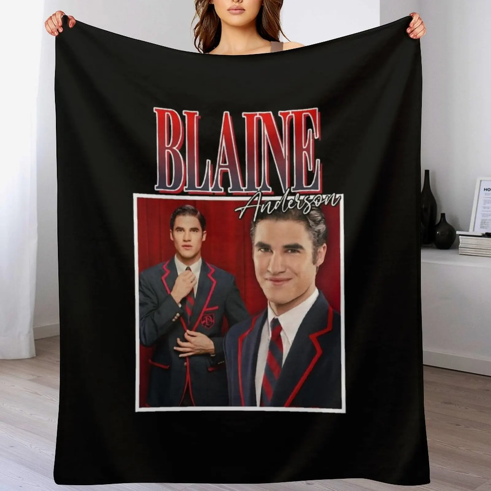 

Day Gifts Darren Handsome Criss Male Singer Funny Graphic Gifts Throw Blanket All Season Soft Lightweight Blanket for Home