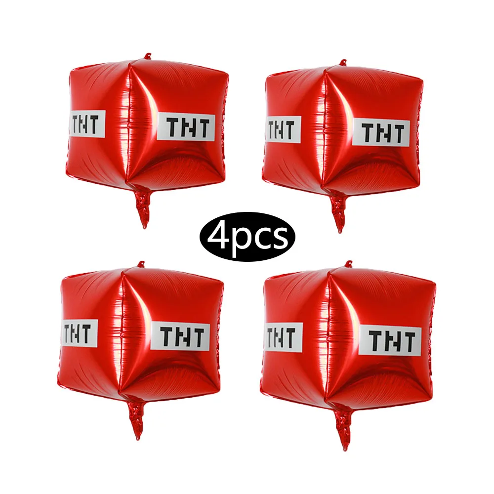 6/4/2 قطعة 22 بوصة بلدي العالم موضوع الحرف الكرتون بكسل لعبة 4D احباط بالون استحمام الطفل حفلة عيد ميلاد زينة اللعب الهدايا #5