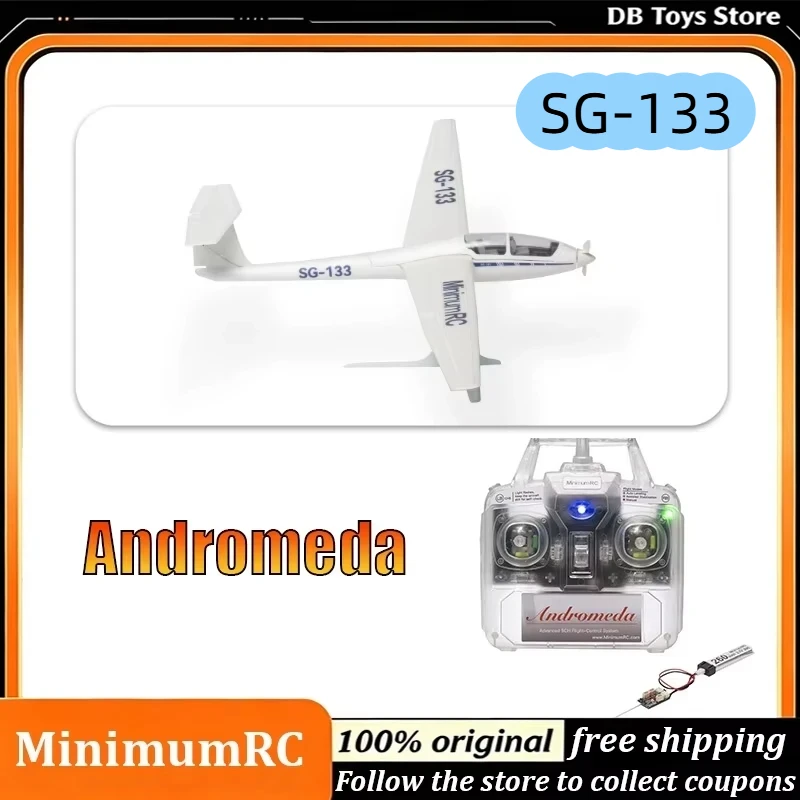 MinimumRC SG‑133 RC Glider Airplane 820mm Wingspan 4‑Channel RTF with SAVS Gyroscope RC Model Plane for RC Hobby Christmas Gift