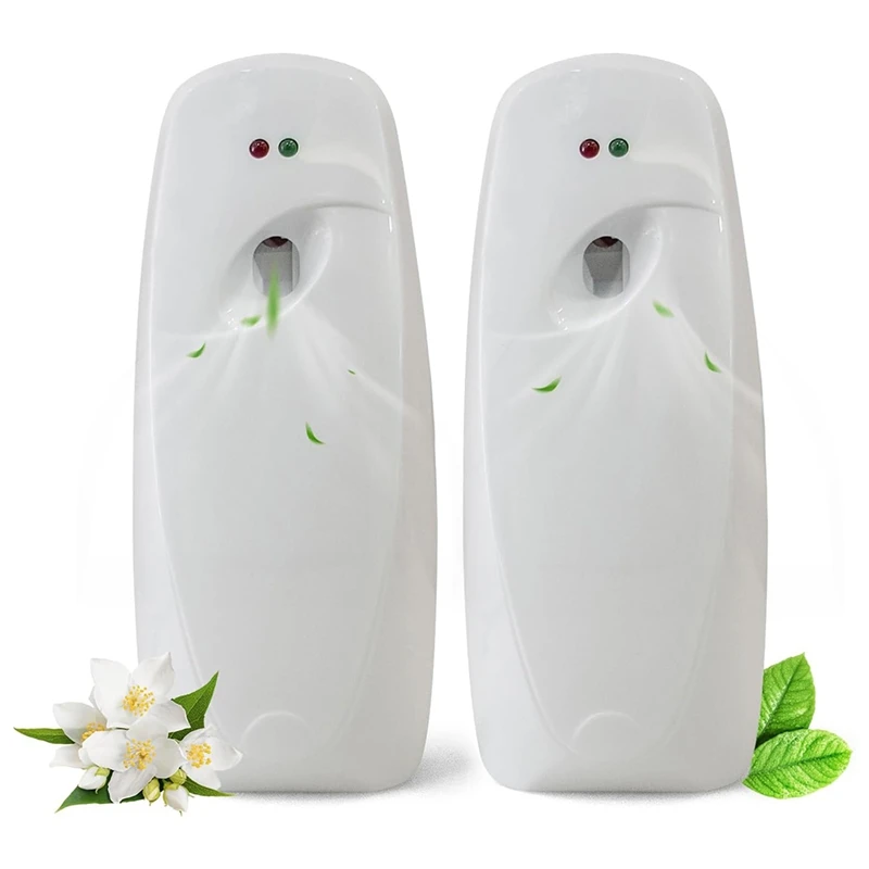 Automatic Air Freshener Dispenser 2-Pack,Auto Air Freshener Sprays Dispenser Wall Mounted For Commercial & Home Use