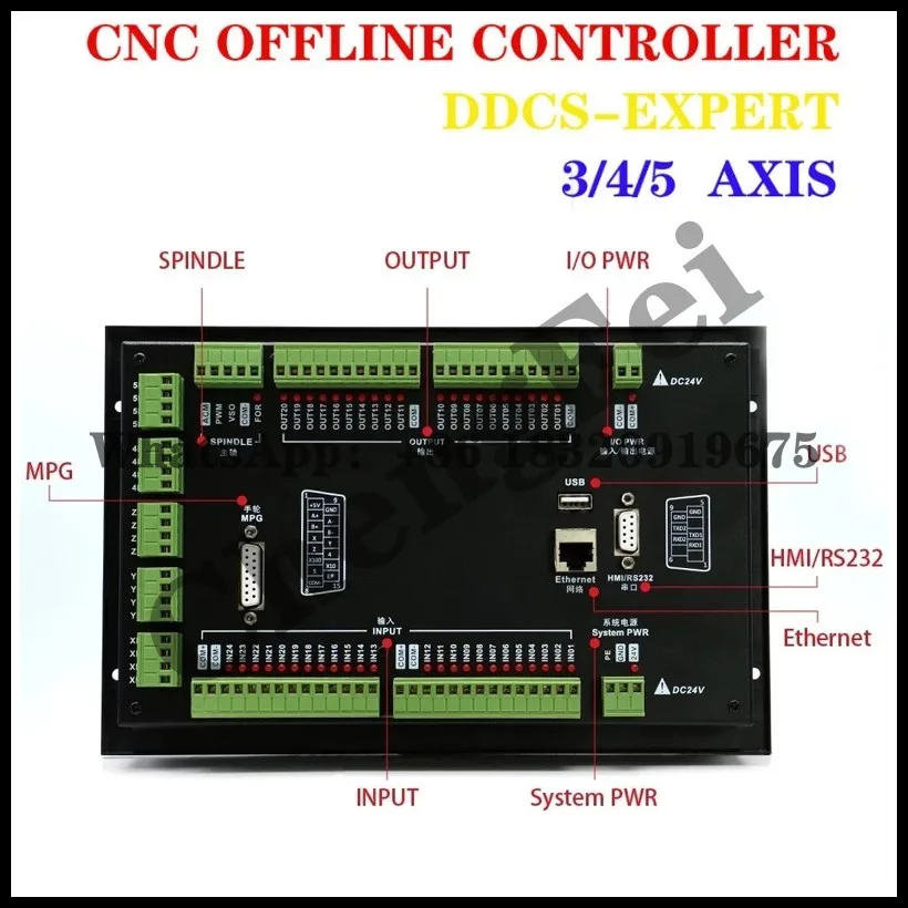 DDCS EXPERT CNC ATC controller M350 3/4/5 axis 1MHz G code for engraving and millings replacement mach3 ddcsv3.1 Cyclmotion