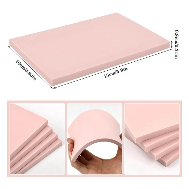 Bloques de linóleo para impresión con herramientas cortadoras, Kit de fabricación de sellos de goma, Kit de impresión de linóleo para bricolaje, fácil de usar, 12 paquetes