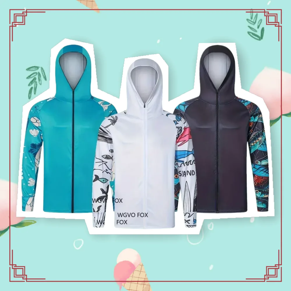 

Мужская рыболовная толстовка с защитой от ультрафиолета, с принтом, для активного отдыха на природе