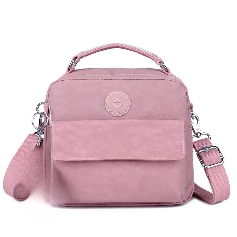 

Универсальная сумка через плечо среднего размера, женская сумка на одно плечо, сумка на двойное плечо, четырехсторонняя сумка, мягкий нейлоновый материал