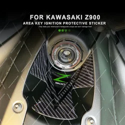 Resina 3D adesivo para Kawasaki, acessórios da motocicleta, chave, lgnition, proteção, área, Z900, 2023, 2024