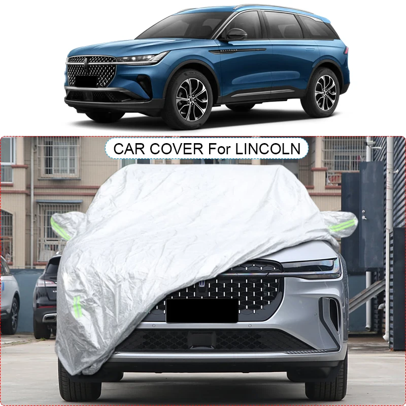 3Layer Thicken Car Cover Anti-rain Dustproof Snow Waterproof Auto Accessories For Lincoln Aviator Corsair Nautilus Navigator