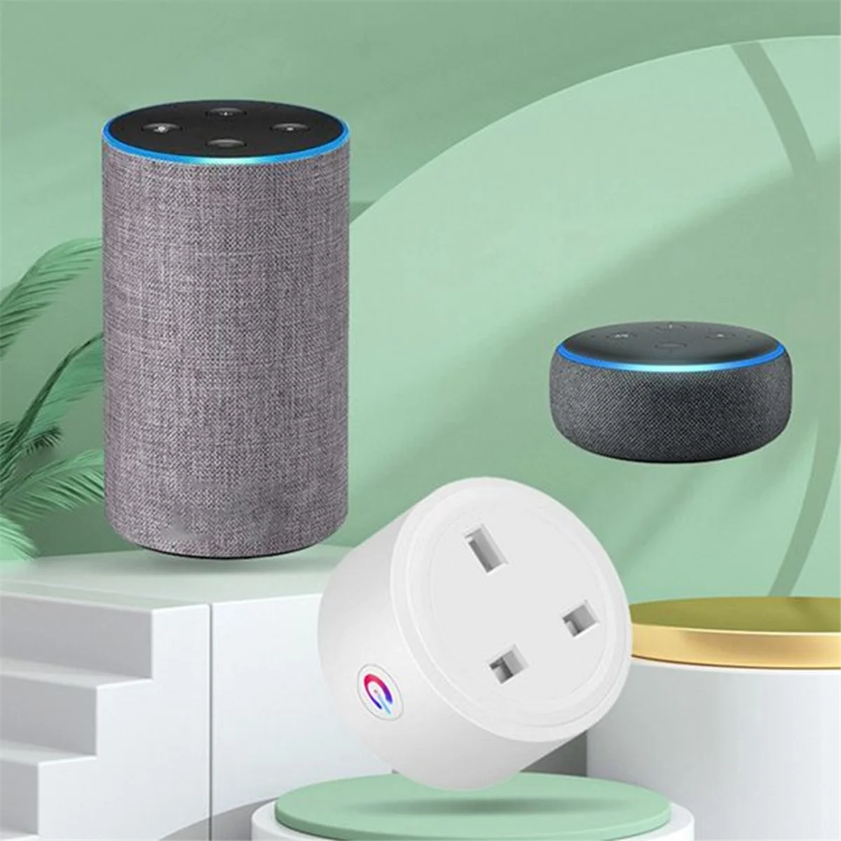 Enchufe inteligente Tuya Zigbee de 4 piezas, Monitor de energía para el hogar, toma de corriente, Control de voz, Alexa, sincronización, bricolaje, Reino Unido, 16A