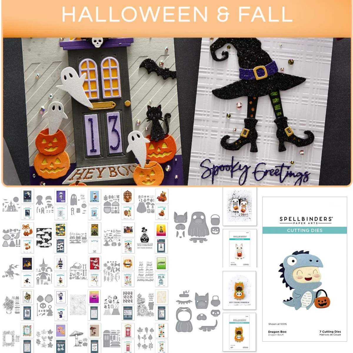 

HALLOWEEN & FALL Ghost Skully Metal Cutting Dies Hot Foil For DIY Decorating Scrapbook Paper Card Album Embossing Craft 2025