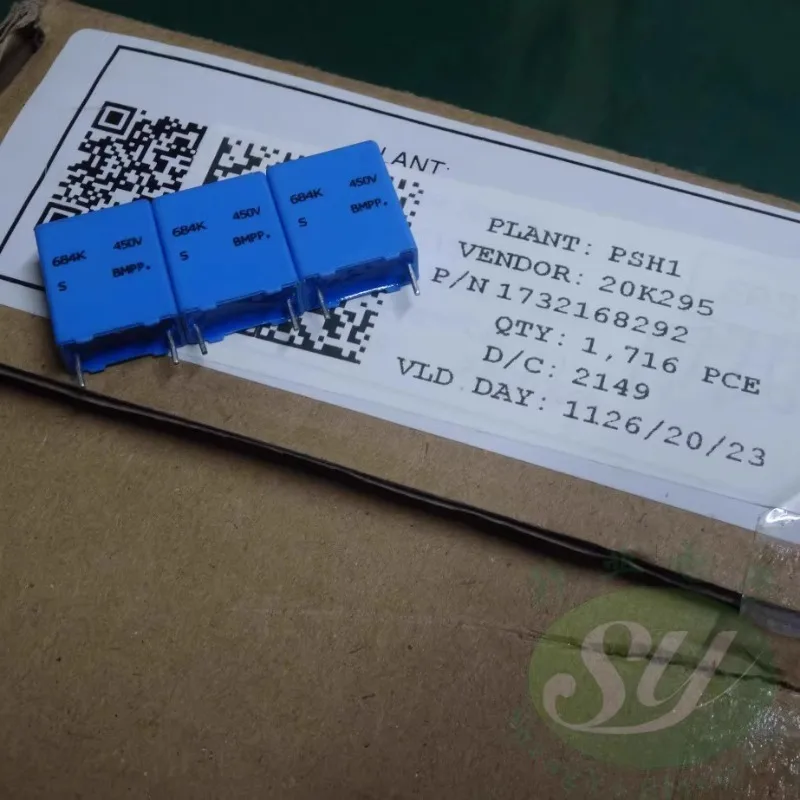 

10PCS SUNG HO 0.68uf/450v u68 680nf 684 New film capacitor 10MM
