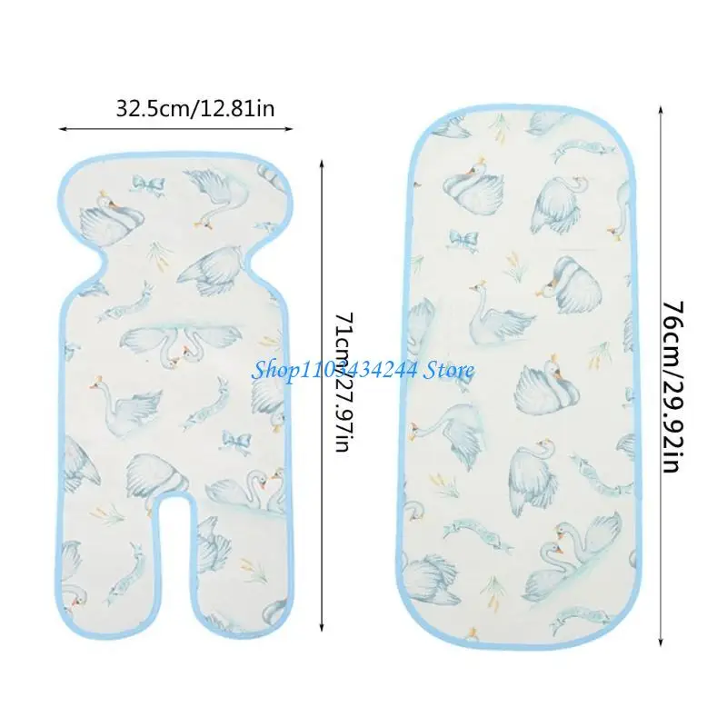Pram Lining Infants Cart Essentail Pad Breathable Car Pram Mat for Hot Summer