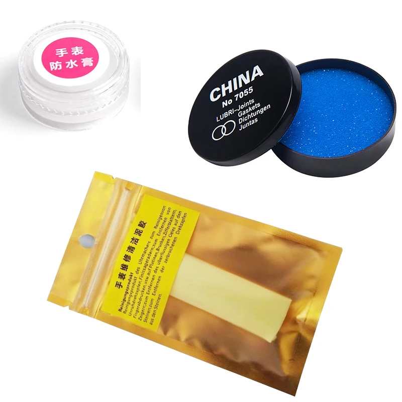 

2PCS 3PCS Watch Movement Cleaning Clay Waterproof Paste Watch Repair Grease Waterproof Sealer Watch Repair Tool Set