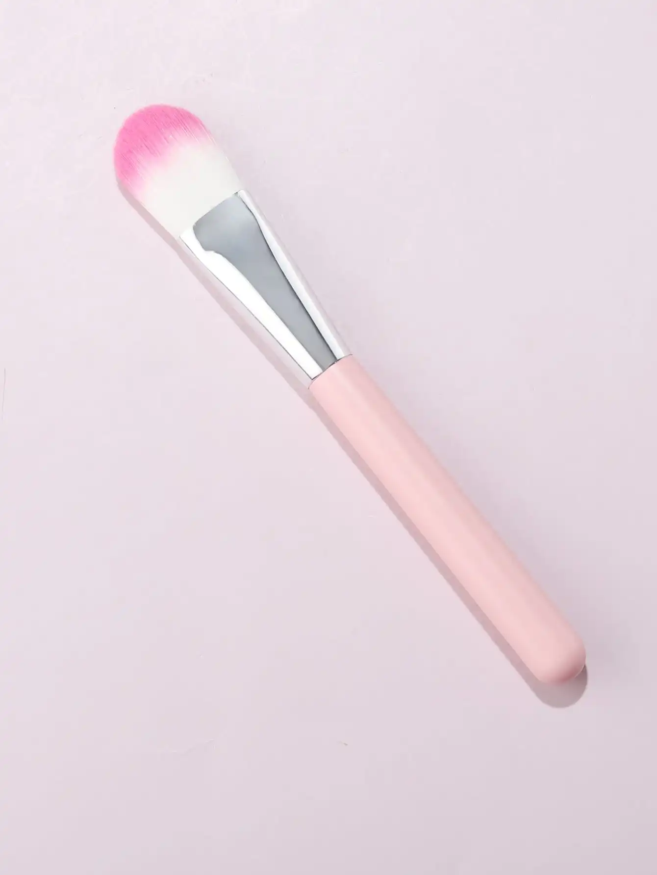 1PC Pink Tongue Foundation Brush No Absorb Powder Soft Cosmetic Brush