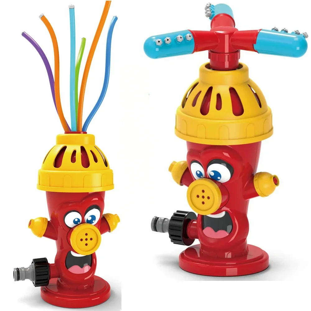 Water Spray Toy Hydrant Sprinkler Outdoor Backyard Garden Water Toys Summer Yard Cartoon Splash Sprinkler Baby Bath Toy for Kids view 4