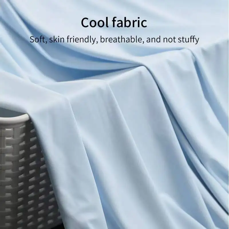 임산부를 위한 메모리폼 침대용 바디필로우, 아이스 실크 소재로 편안한 수면을 위한 긴 베개, 정형외과용 장식 쿠션