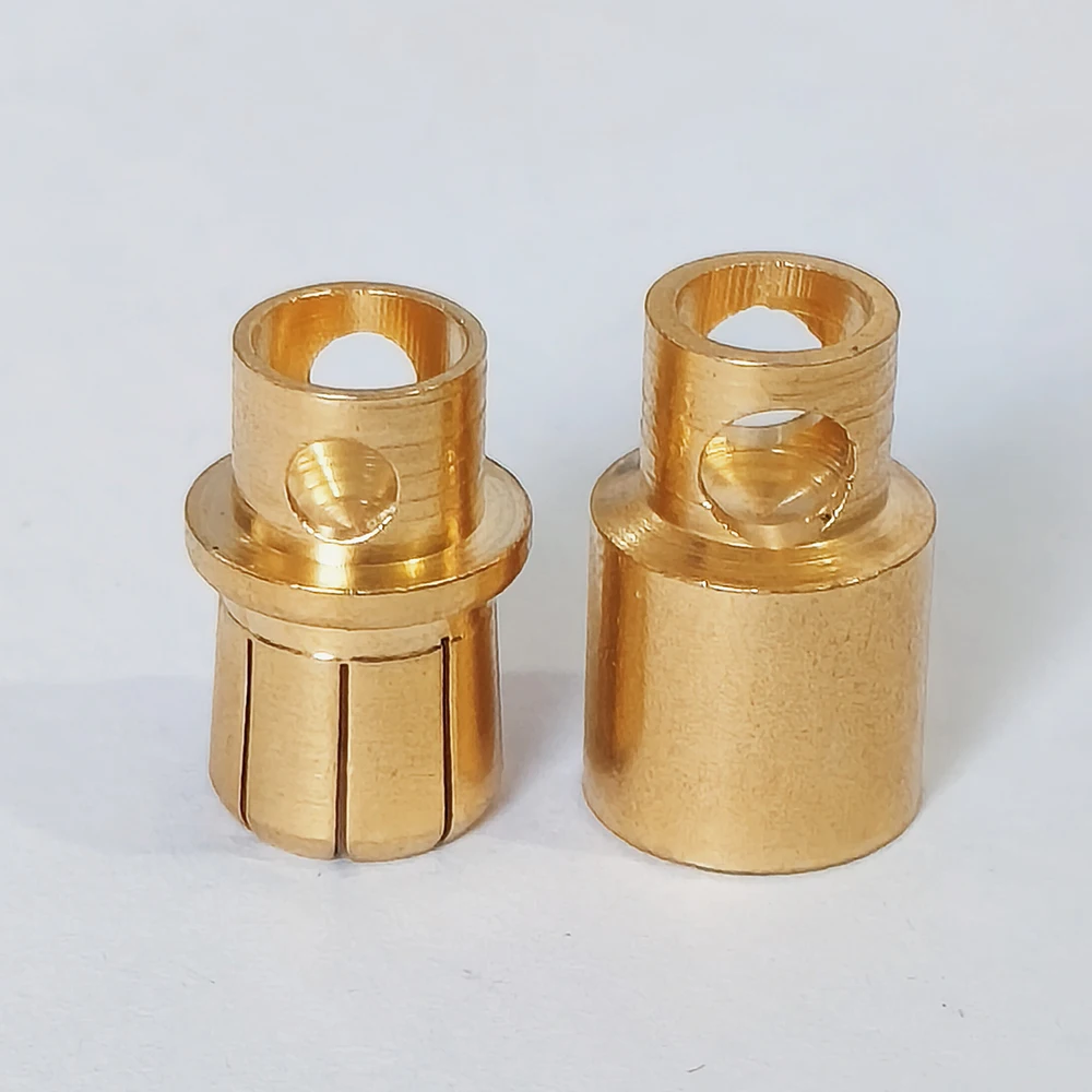 5 Stück 8-mm-Bananenstecker, männlich und weiblich, aus reinem Kupfer, zum Löten, Hochleistungs-Kugelklemmen für die Verbindung von RC-Akku- und Stromkabeln. – Detail 6