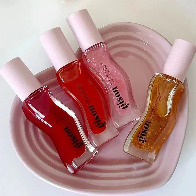 الأزياء الفاخرة جيسو ترطيب بلسم الشفاه زيت الشفاه لمعان الرعاية من الشفاه بينيتينت الشفاه ممتلئ الجسم التقشير زيت ملمع الشفاه