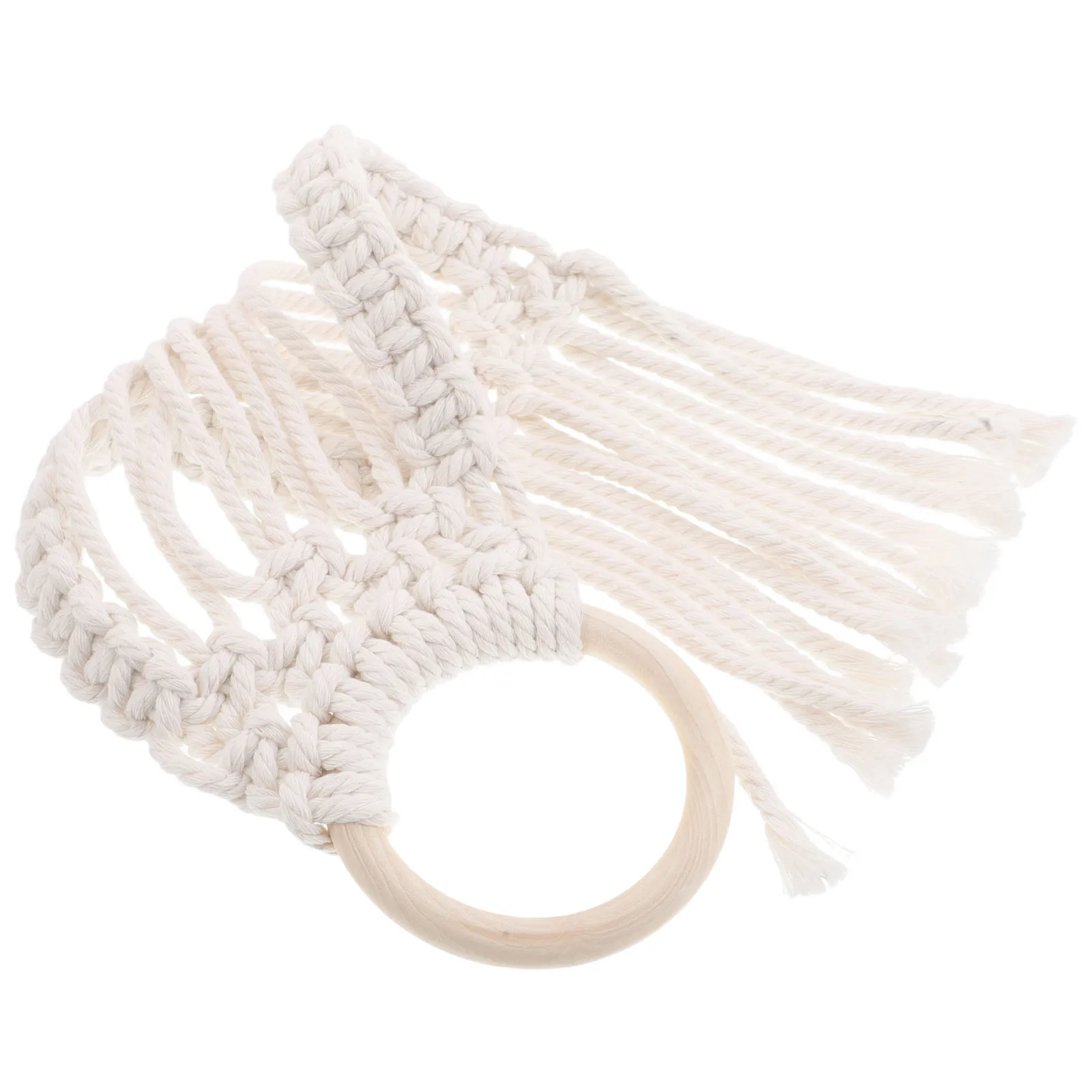 

Cotton Rope Woven Macrame Tapestry Nordic Style Tassel Pendant For Bedroom Living Room Decorative Home Hanging Bohemia Style