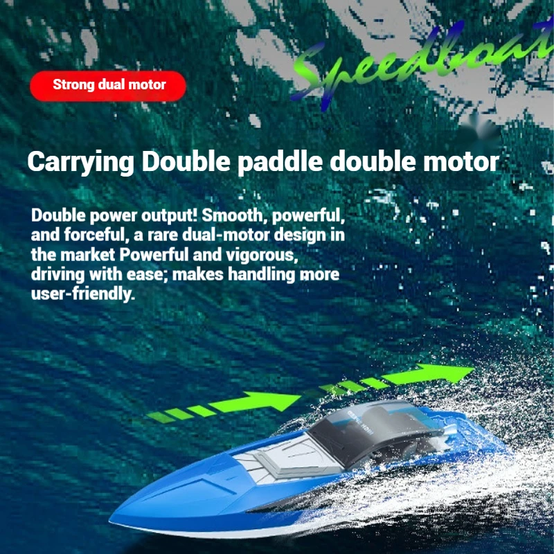 Nowy Letni Łódź RC Zdalnie Sterowana Szybka Jacht Elektryczny Wysokiej Mocy Model Ładujący Prezent Zabawka