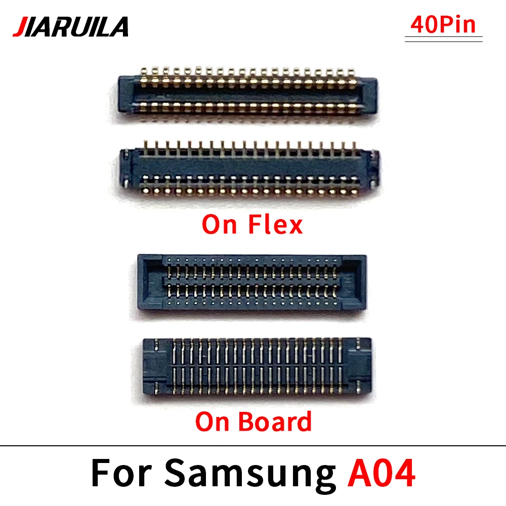 Schermo LCD Flex FPC connettore a bordo per Samsung A04 A33 A42 A53 A73 spina del caricatore a bordo