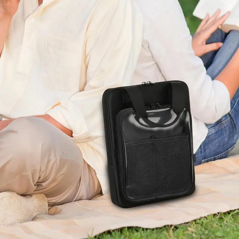 휴대용 포스터 보관 가방, 그림 책 보관 정리함 책 파우치, 포스터 보드 페인팅 북, 블랙