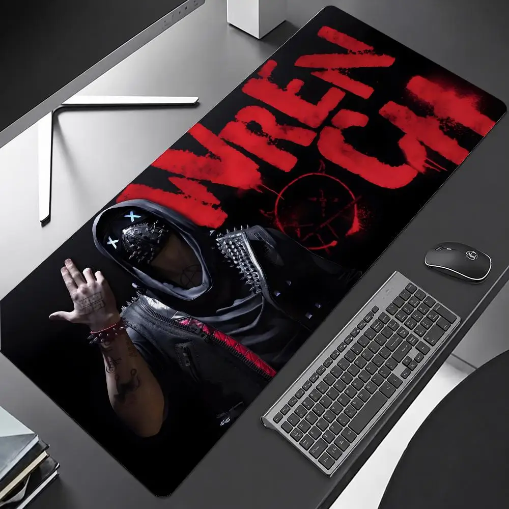 Watch Dogs Mouse Pad Mouse Pad Anti-Slip Rubber Base Extended Desk Mat For Gamers Office Computer Accessories