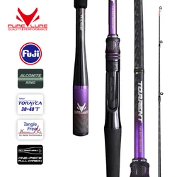 PURELURE TORRENT All Fuji General Lure Rod Canna da pesca ad alto tenore di carbonio a lancio lungo Spinning Casting Fuji Alconite Ring Reel Seat