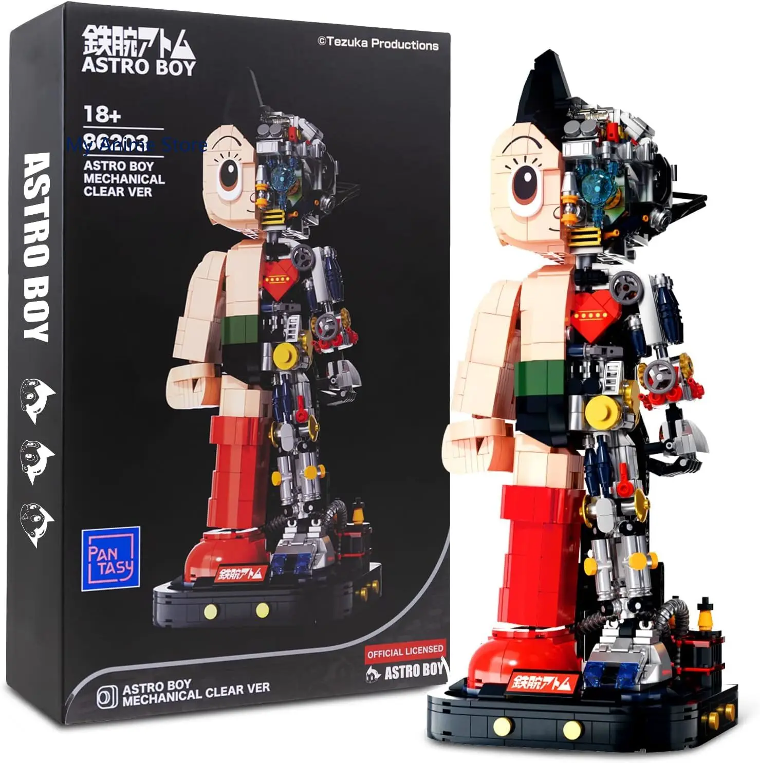 

Pantasy Astro Boy Toy Building Blocks Kit,Collectible Build-and-Display Model for Home or Office Anmine Bricks Toys Gifts Kids