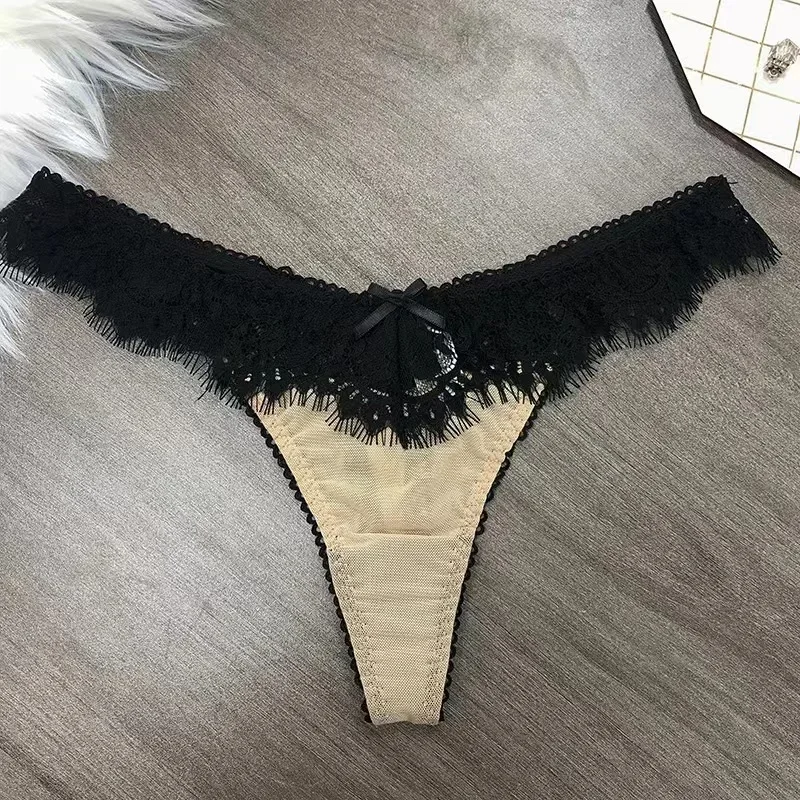 Women Sexy Lace Pantie BikiniG-String Panties Girl Birthday Festival Appointment Gift Temptation Embroidery Intimates Panty