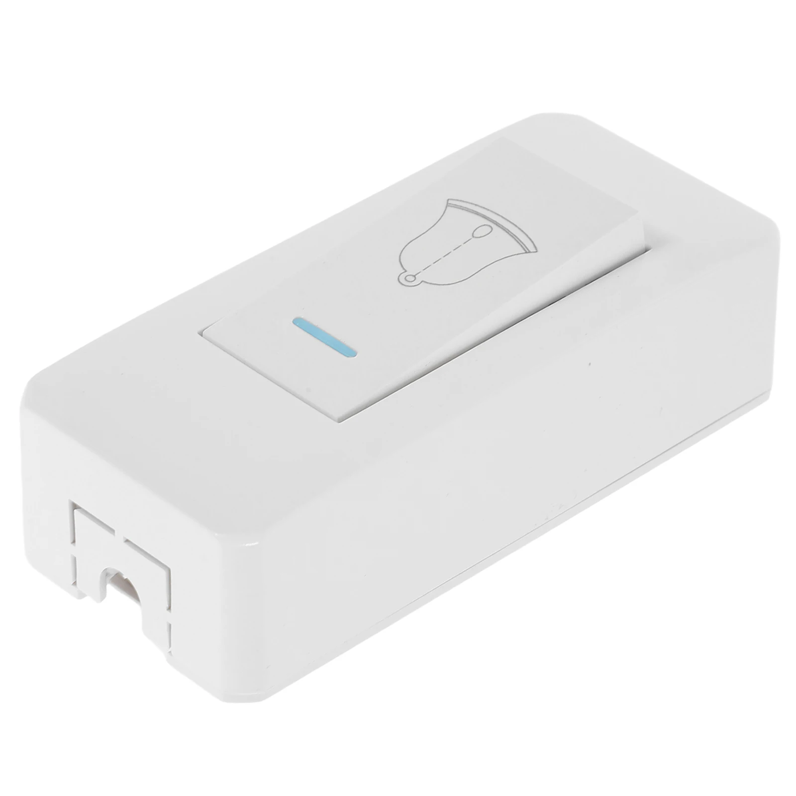 Doorbell Switch Wired Door Release Button Easy Install Surface Mount Cabinet Light Durable Spacesaving