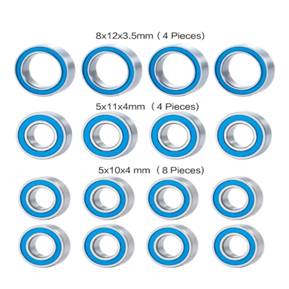 32PCS R32 Kit cuscinetto a sfere sigillato in gomma per Tamiya TT02 TT-02 TT02D TT-02D 1/10 RC Auto Aggiornamenti Parti Accessori