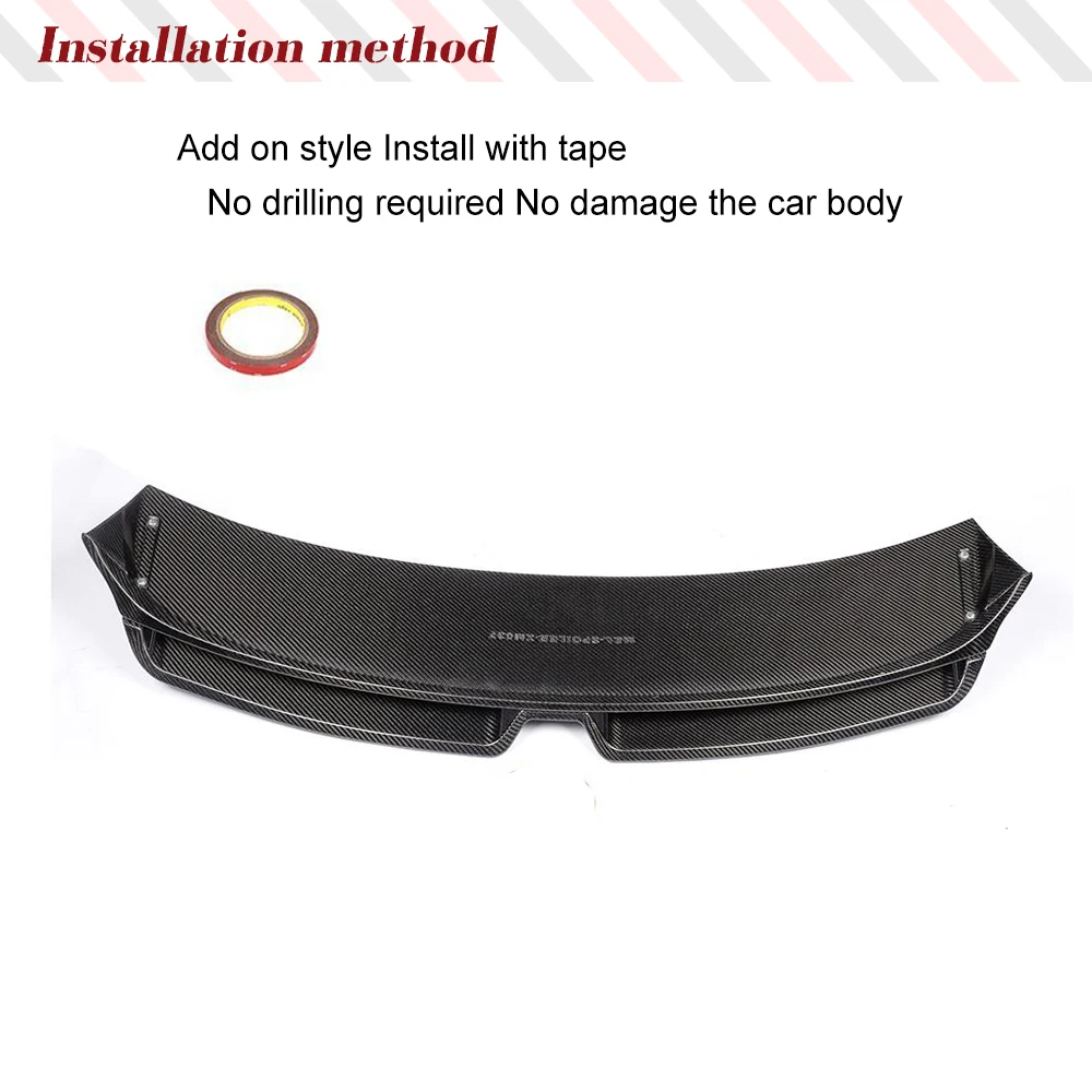 Carbon Fiber / FRP Rear Roof Wing Tail Racing Spoiler for Audi A1 8X PQ25 2 Door Hatchback 2010 - 2014 Car Styling Accessories - view 4