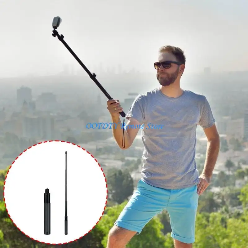

Lightweight Twist Lock Aluminum Monopod Extendable Arm 1/4 Universal Mount Selfie for Action Cameras Smartphones
