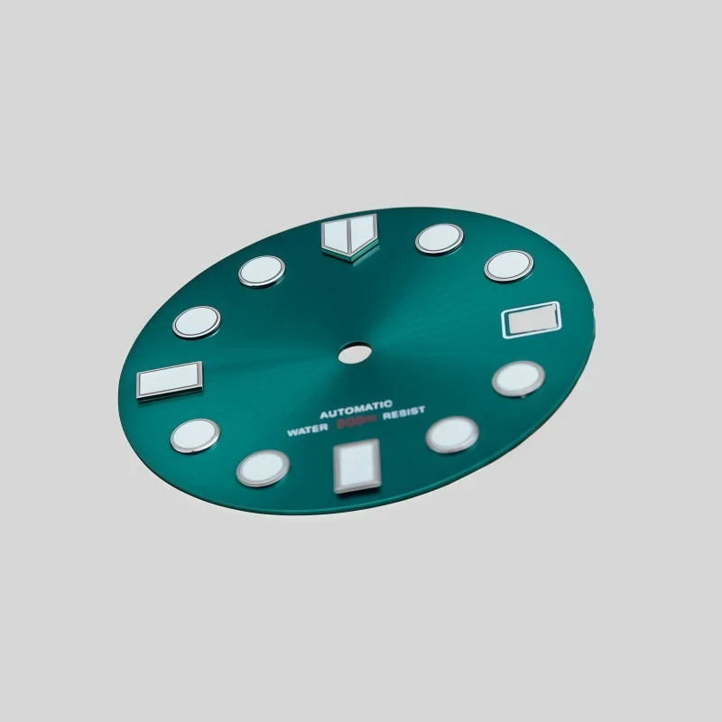 

NH35 Watch Dials Green Luminous Dial Fits SKX007 SPRD 6105 Tuna Samurai SPB185 Watch Case 28.5mm Watch Dial