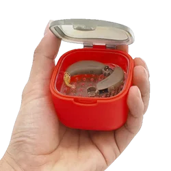 Hearing Aids Drying Box Silicone Dehumidifier Case Bluetooth Removes Sweat Moisture Hearing Aids Dehumidifier Accessory