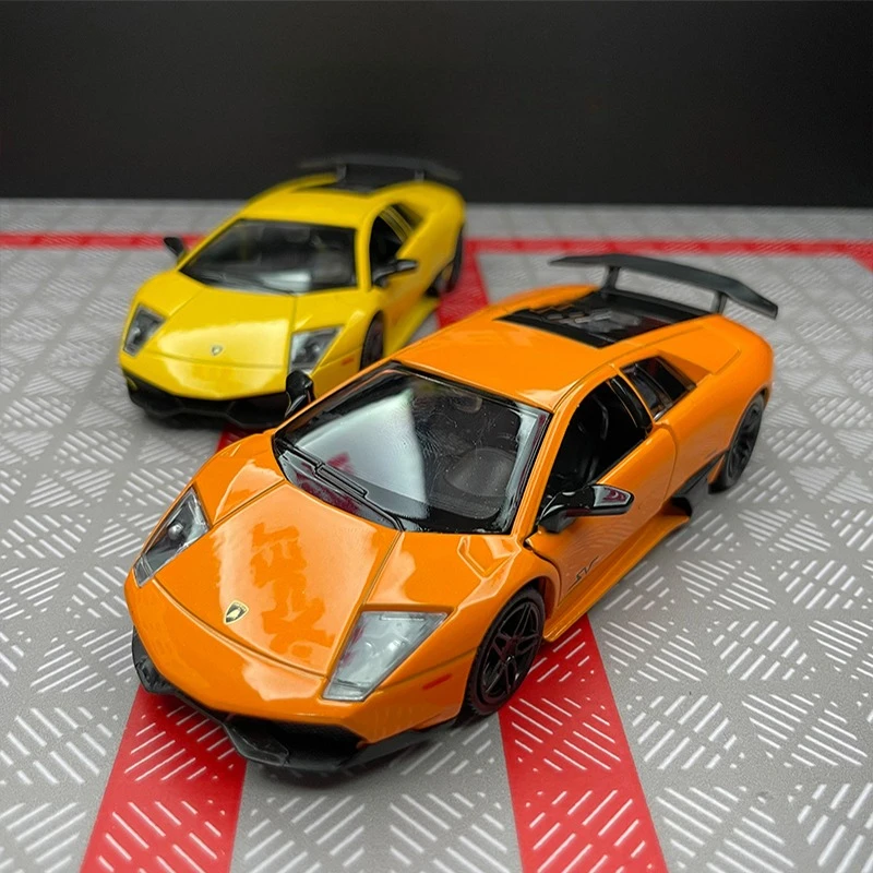 

1:36 Scale Murcielago Diecasts Car Model Miniature Alloy Toy Pull Back Vehicle Models for Childrens Gifts