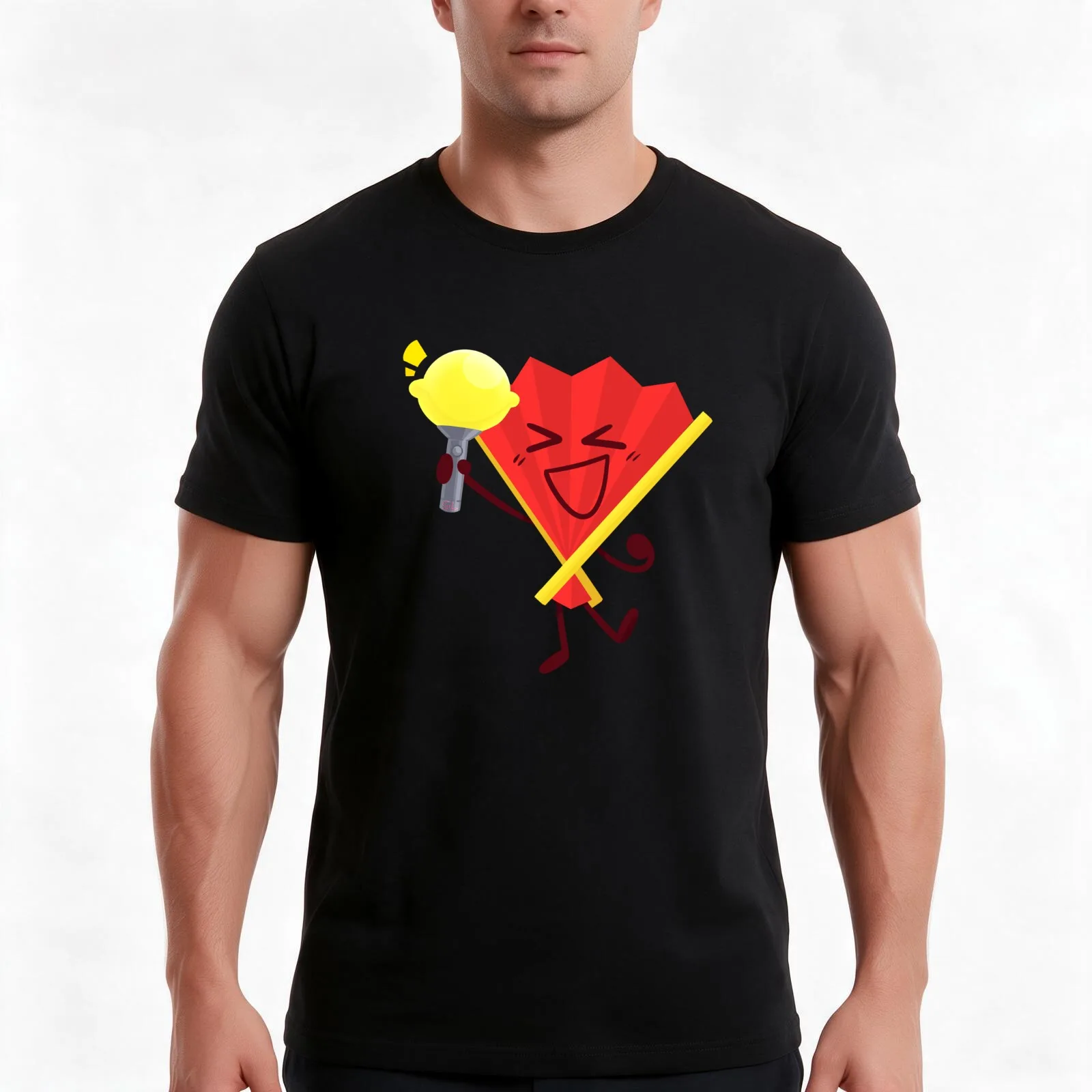 Fan (Inanimate Insanity) T-Shirt, Summer Casual Cotton Tee, Oversized Streetwear Tops, Vintage Graphic Print, Unisex Men Women