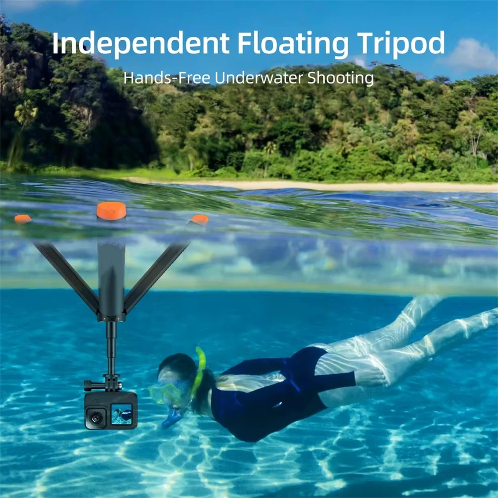 COOL DIER Buoyancy bar Diving Extendable Underwater Selfie Stick Tripod For Gopro Insta360 DJI OSMO Action Camera Accessories - view 6
