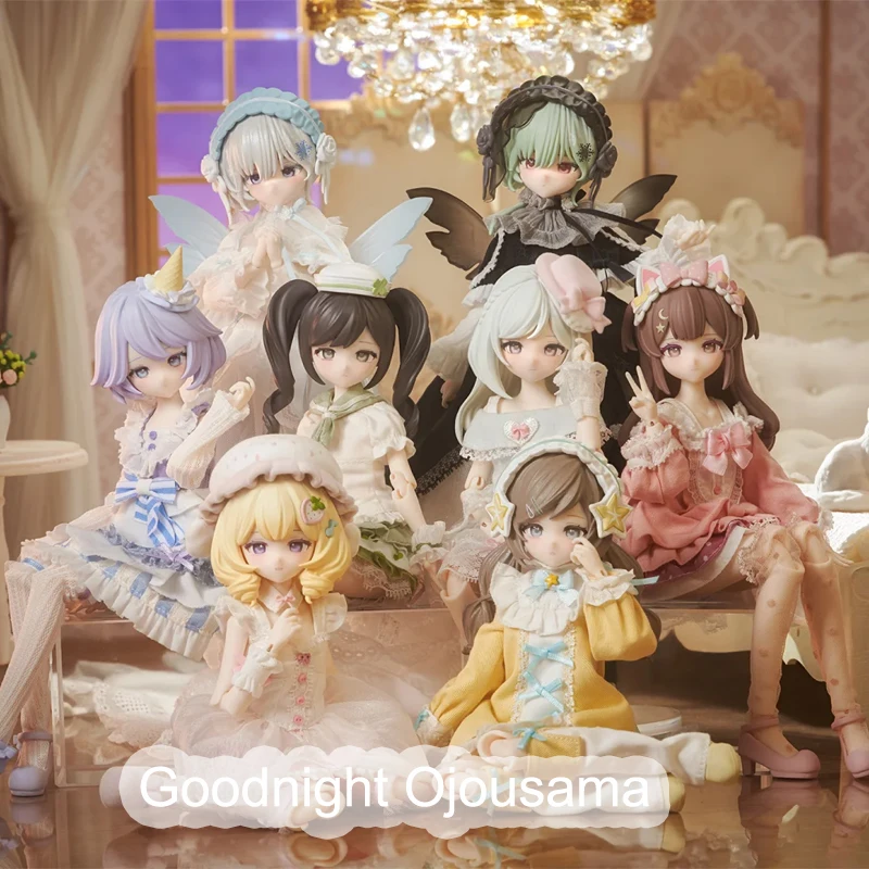 

Goodnight Ojou-Sama Series 1/6 Bjd Blind Box Mystery Box Toys Cute Action Anime Figure Kawaii Model Gift