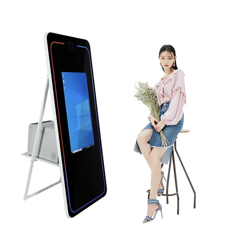 Party supplies Cheap printers Wholesale Magic mirror Photo booth Holographic equipment