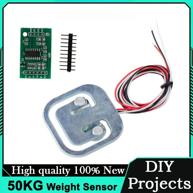 50kg Load Cell Weight Sensor With HX711 AD Amplifier Module For Arduino DIY Digital Scale Electronic Kitchen Balance Parts