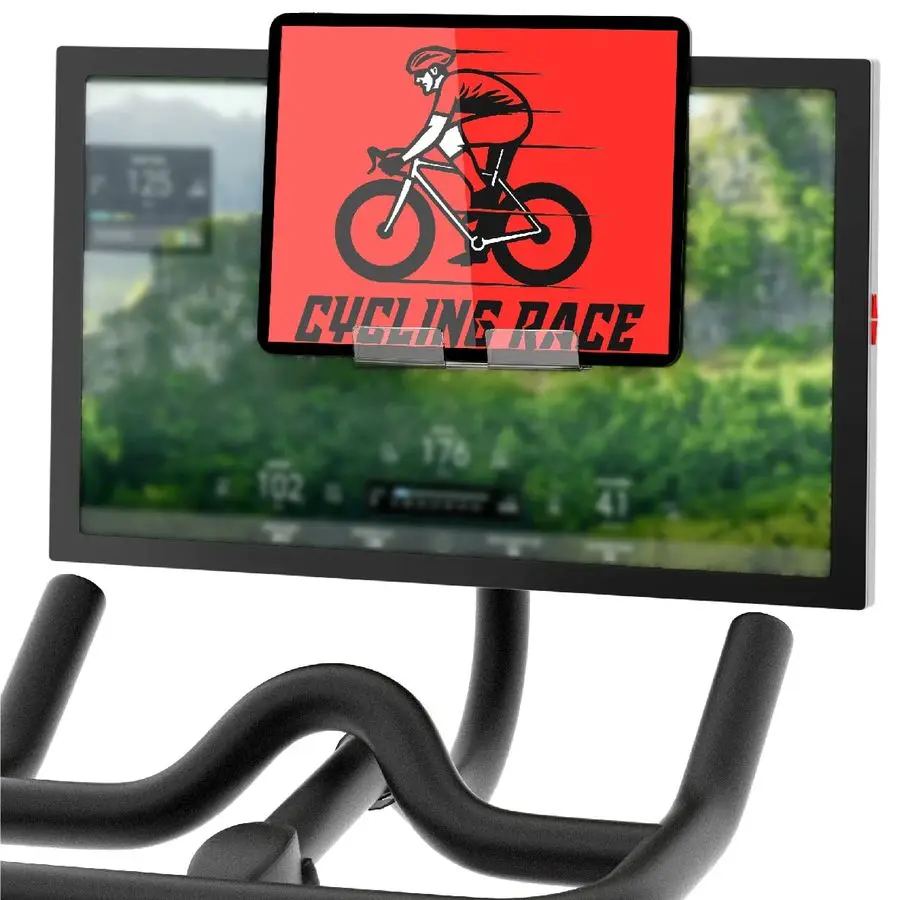 

Holder Compatible with Peloton Bike amp Plus amp Tread amp Row, Holder for iPad, Tablet Stand Compatible with Myx Fitness Bike,