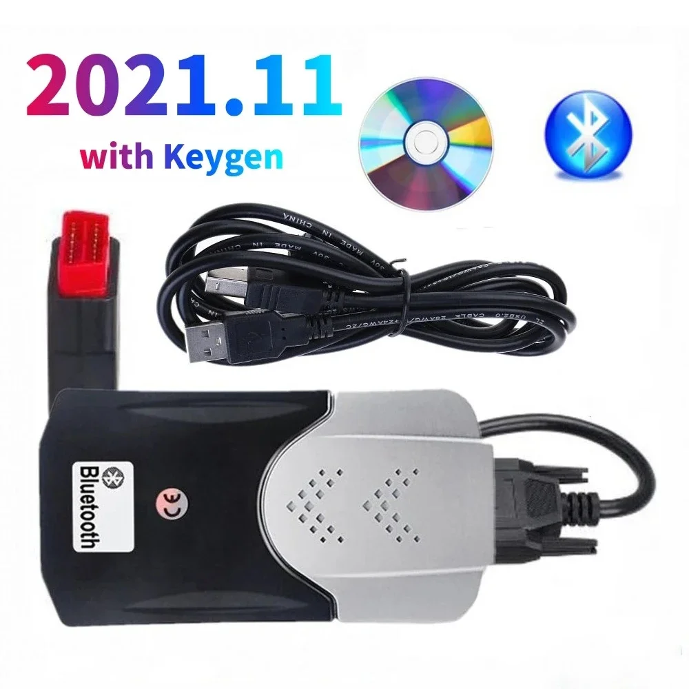 2024 New VCI Vd Ds150e Cdp 2021.11 with Keygen VdIJk Autocoms Pro Bluetooth TNESF DELPHIS ORPDC Car Truck Obd2 Diagnostic Tools