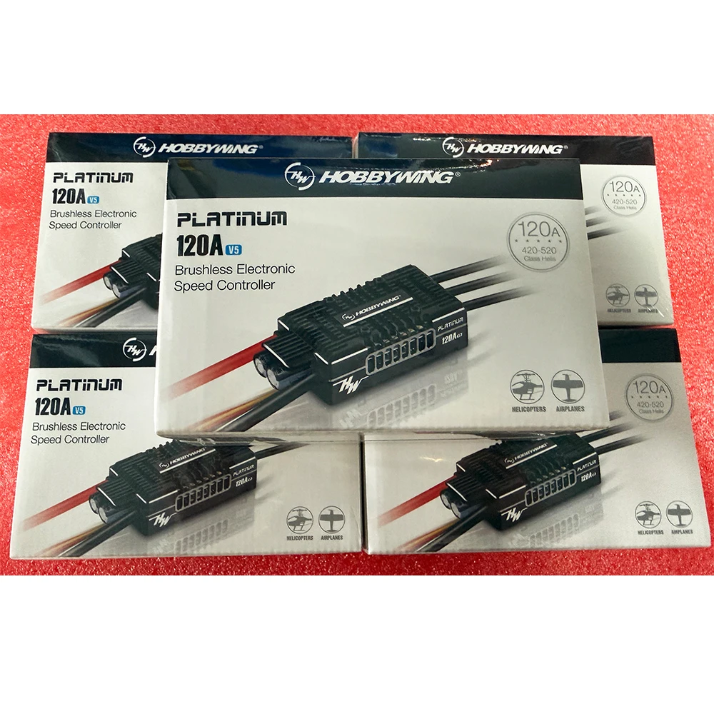 Original Hobbywing Platinum  80A V5120A V5 150A V5.1 Brushless ESC For RC Electric Helicopter Fixed-wing