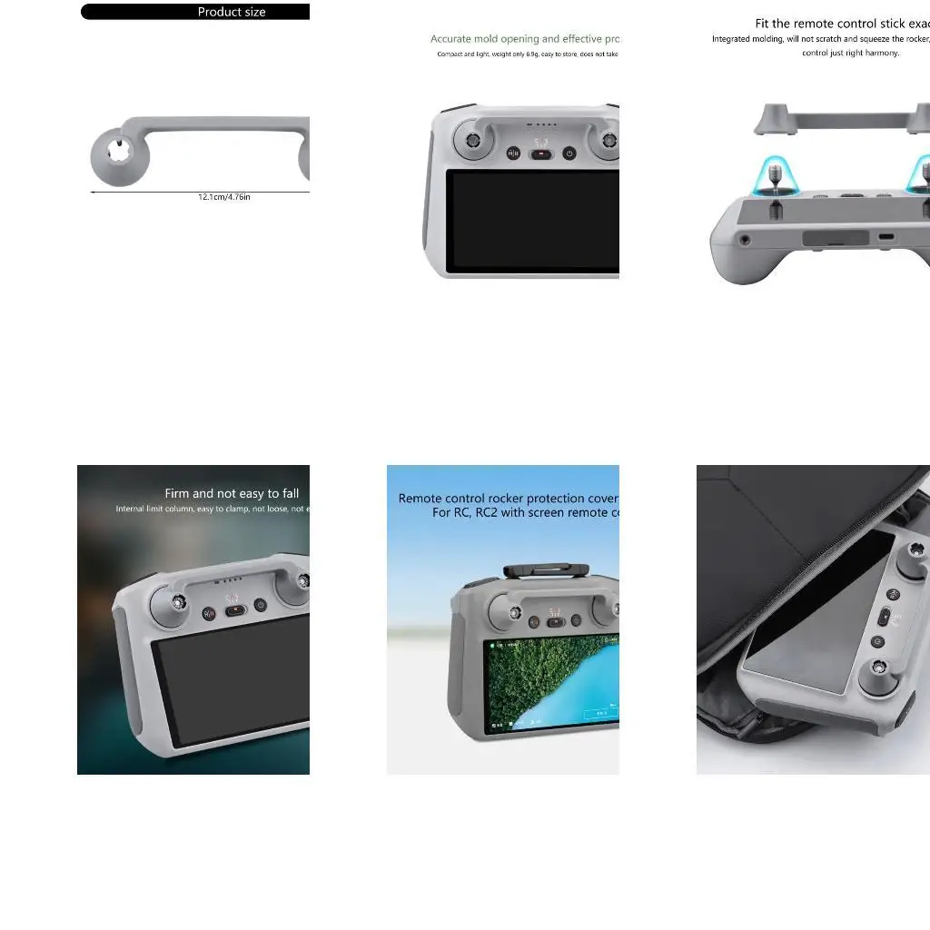 

R53C Protective Joystick Cover for Air 3 Remote Controller Sturdy ABS Joystick Protector Gray Color