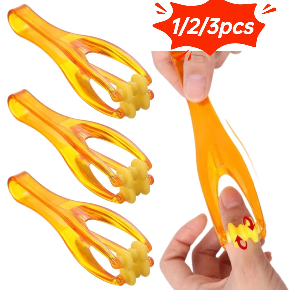 

1/2/3pcs Rollers Finger Massager Mini Finger Joints Massager With Handle For Finger Blood Circulation Hand Muscle Relaxation